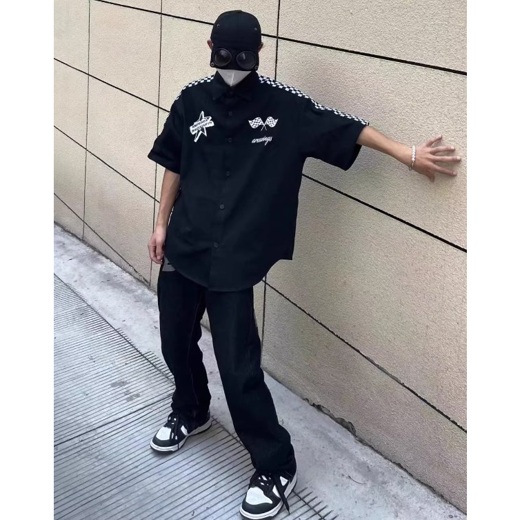 Áo Thun Tay Ngắn Dáng Rộng Phong Cách Âu Mỹ Thời Trang Mùa Hè Cho Nam