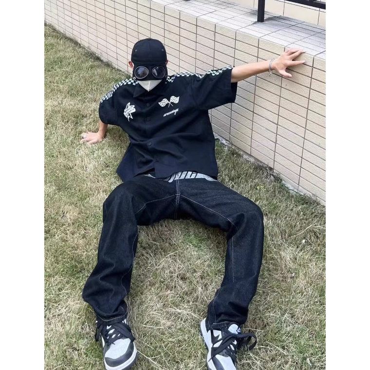 Áo Thun Tay Ngắn Dáng Rộng Phong Cách Âu Mỹ Thời Trang Mùa Hè Cho Nam