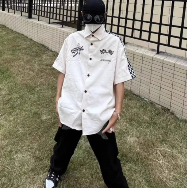 Áo Thun Tay Ngắn Dáng Rộng Phong Cách Âu Mỹ Thời Trang Mùa Hè Cho Nam