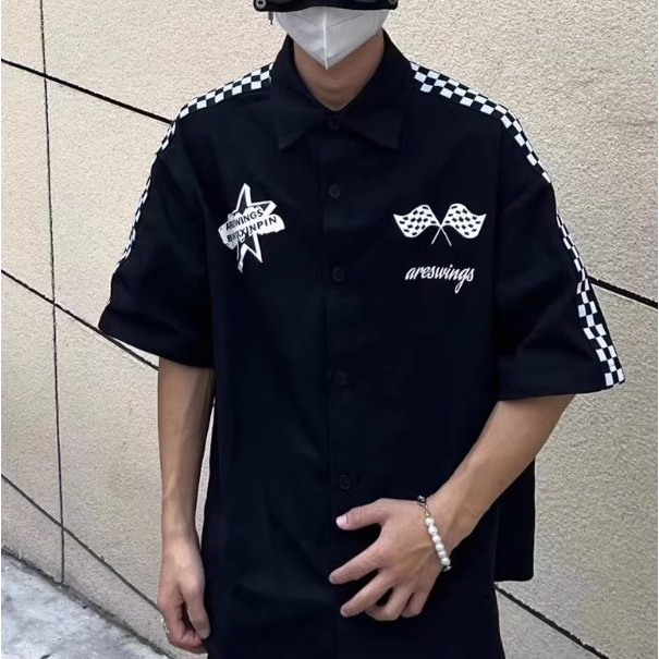 Áo Thun Tay Ngắn Dáng Rộng Phong Cách Âu Mỹ Thời Trang Mùa Hè Cho Nam