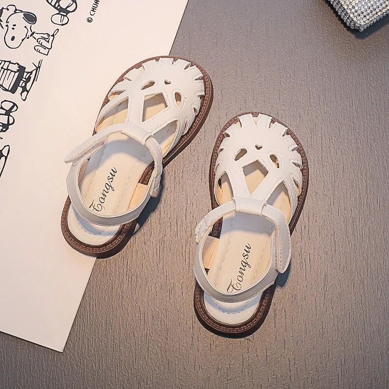 2-15 giày xăng đan đế mềm chống trượt cho bé giày công chúa thời trang cho nữ Giày sandal chống mòn thoáng khí cho bé