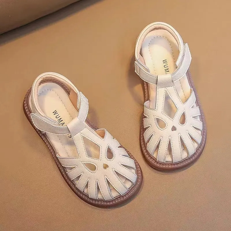 2-15 giày xăng đan đế mềm chống trượt cho bé giày công chúa thời trang cho nữ Giày sandal chống mòn thoáng khí cho bé