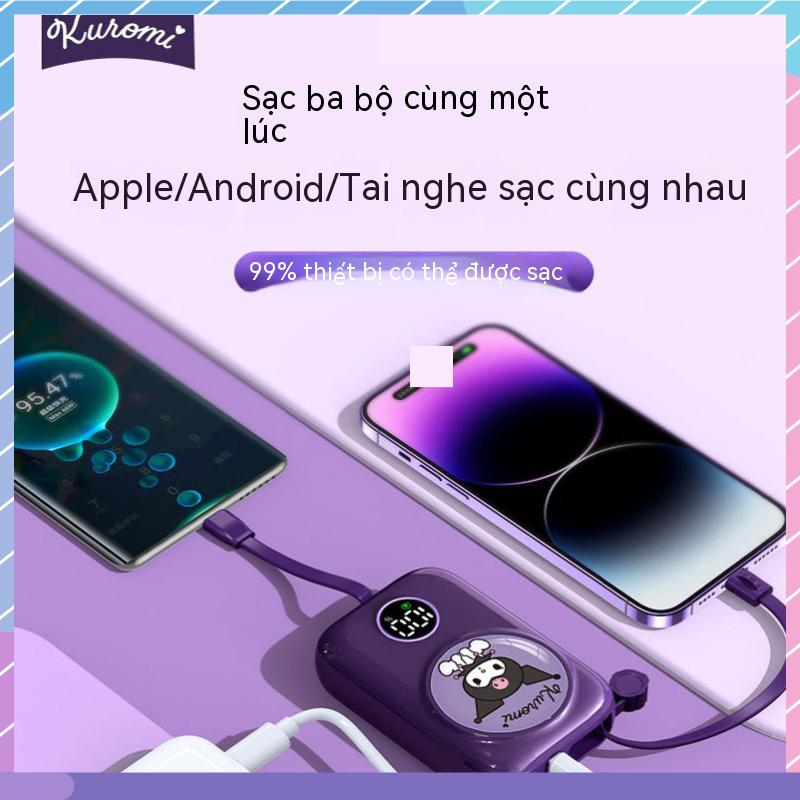 Pin Sạc Dự Phòng Dung Lượng Lớn 10000mAH Đa Năng Dễ Thương Cho Samsung / Xiaomi / oppo / vivo