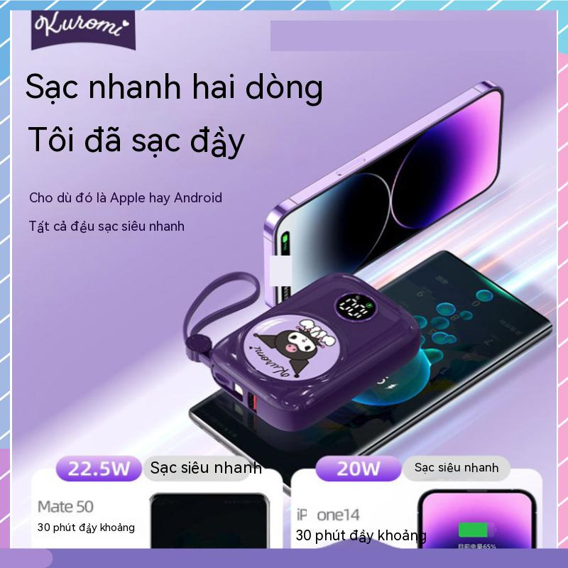 Pin Sạc Dự Phòng Dung Lượng Lớn 10000mAH Đa Năng Dễ Thương Cho Samsung / Xiaomi / oppo / vivo