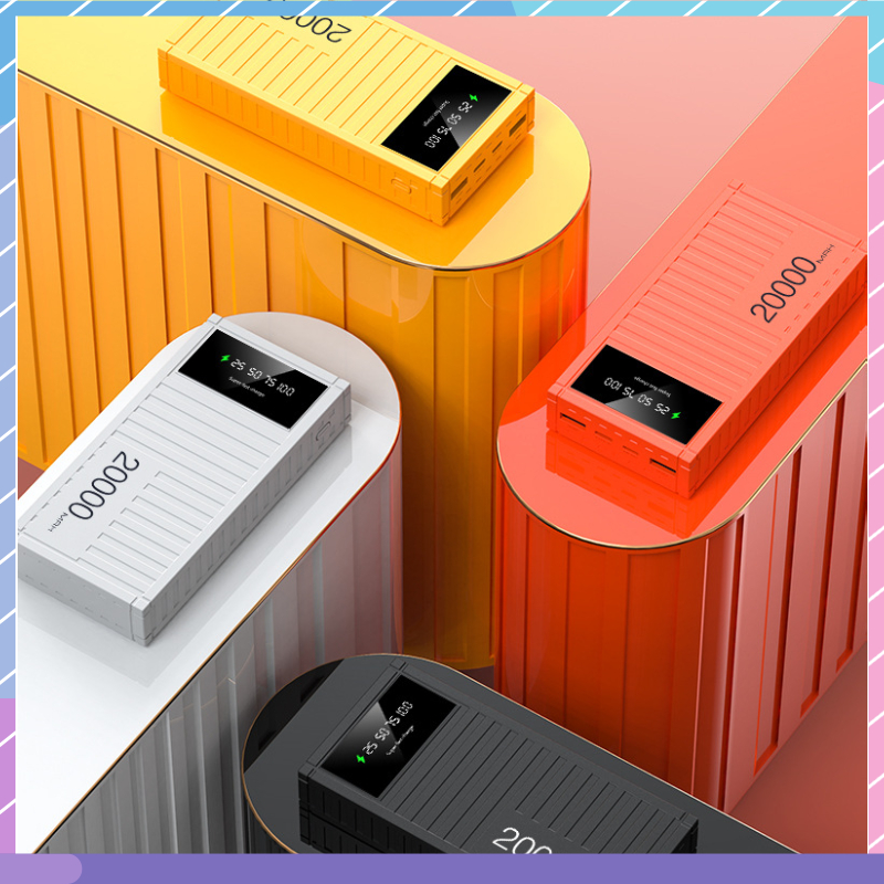 Pin Sạc Dự Phòng 10000 / 20000 / 30000mAH Bằng Kim Loại Nhiều Bề Mặt Cỡ Lớn Cho Samsung / Xiaomi / oppo / vivo