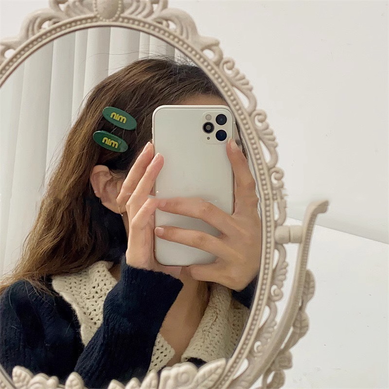 Kẹp Tóc mini In Chữ Phong Cách Hàn Quốc Thời Trang Cho Nữ Y2K