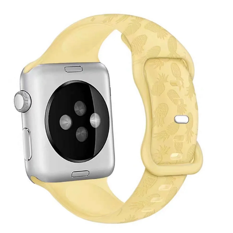 Dây Đeo Đồng Hồ Bằng Silicone Cho iWatch 7 / 6 / 5 / 4 / 3 / 2 / 1 / SE 38 / 40 / 41 / 42 / 44 / 45