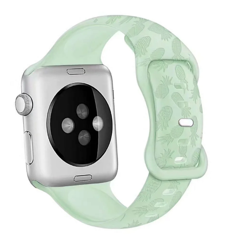 Dây Đeo Đồng Hồ Bằng Silicone Cho iWatch 7 / 6 / 5 / 4 / 3 / 2 / 1 / SE 38 / 40 / 41 / 42 / 44 / 45