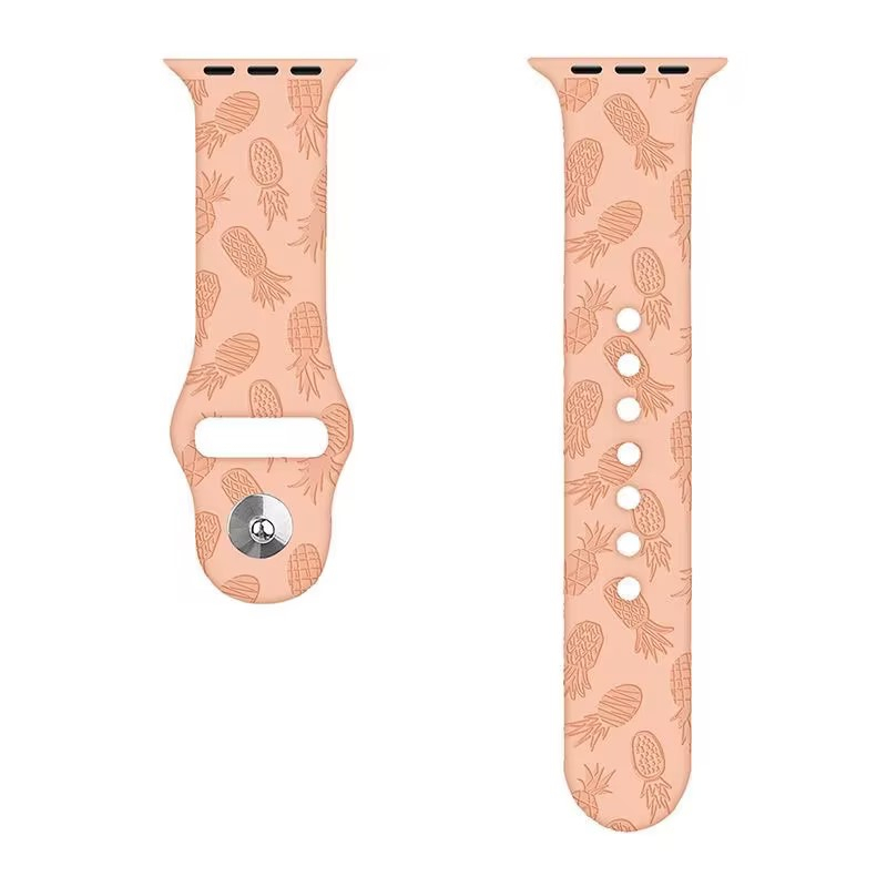 Dây Đeo Đồng Hồ Bằng Silicone Cho iWatch 7 / 6 / 5 / 4 / 3 / 2 / 1 / SE 38 / 40 / 41 / 42 / 44 / 45