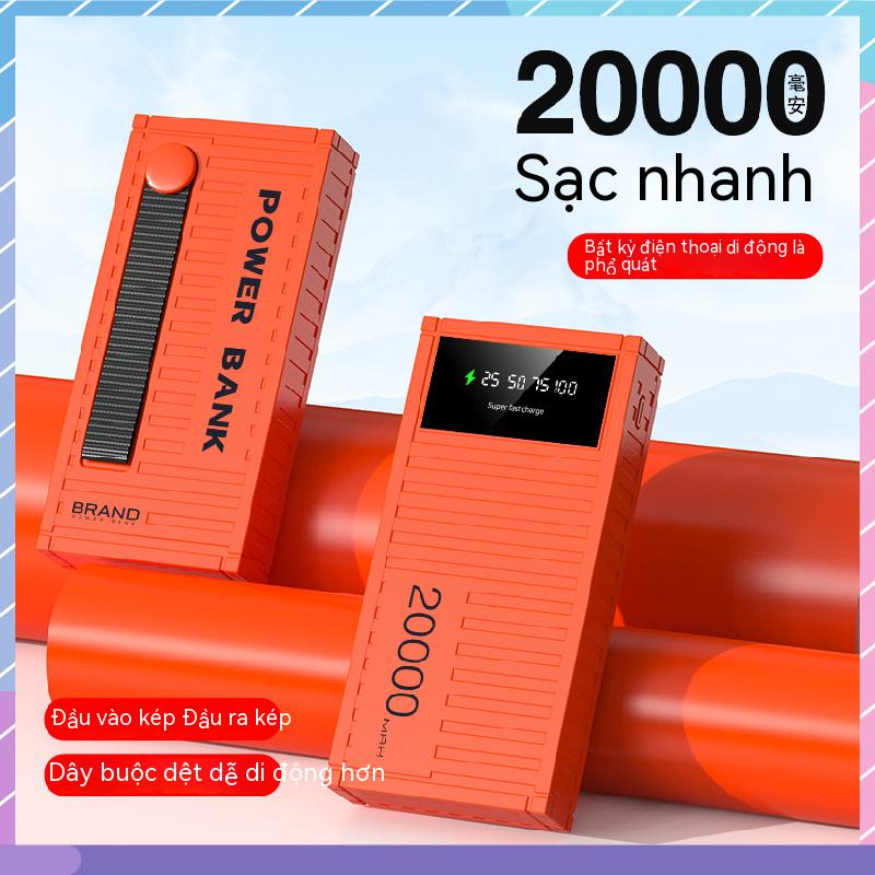 Pin Sạc Dự Phòng 10000 / 20000 / 30000mAH Bằng Kim Loại Nhiều Bề Mặt Cỡ Lớn Cho Samsung / Xiaomi / oppo / vivo