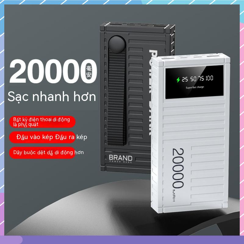 Pin Sạc Dự Phòng 10000 / 20000 / 30000mAH Bằng Kim Loại Nhiều Bề Mặt Cỡ Lớn Cho Samsung / Xiaomi / oppo / vivo