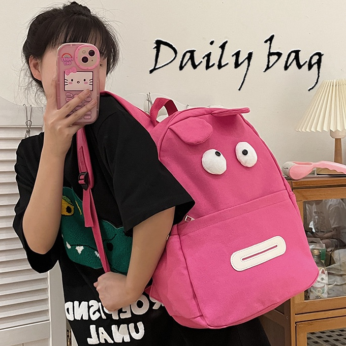 Daily Balo Nữ túi sách nữ Đáng Yêu Búp bê hoạt hình 2023 NEW L25S01X