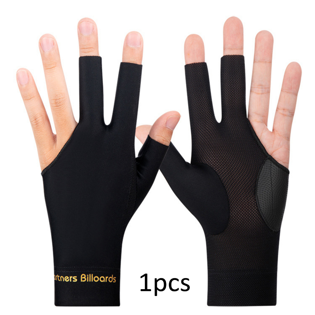 Găng Tay Trái Chơi Bida 3 Ngón Chống Trượt Thoáng Khí