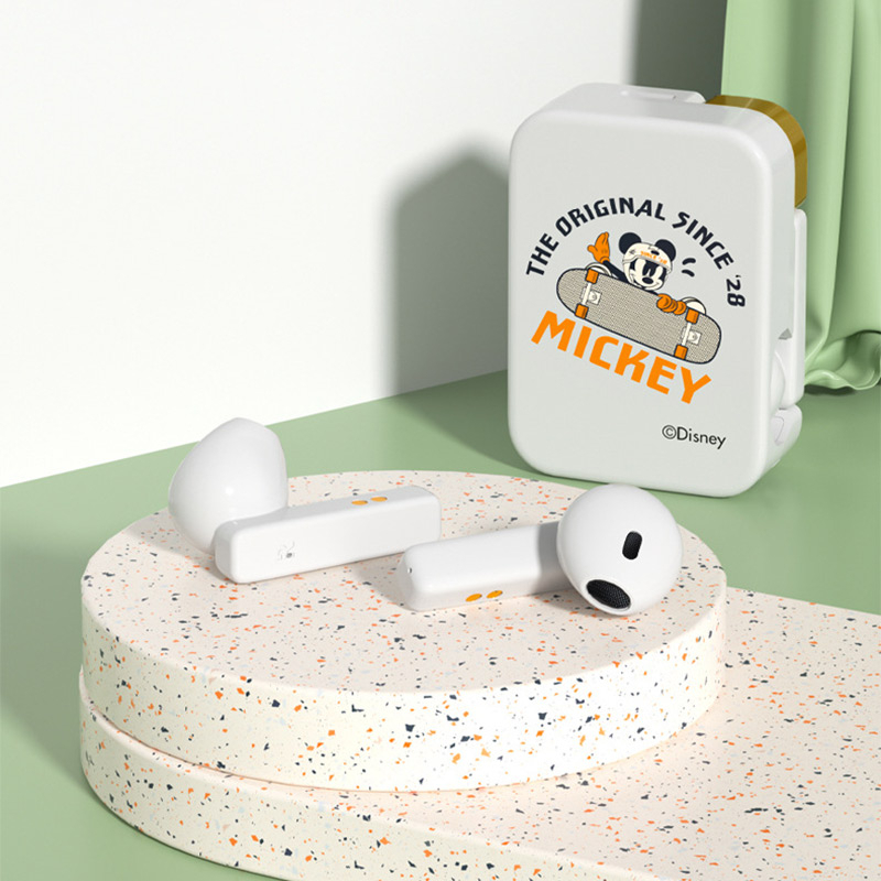 Tai Nghe Không Dây Disney J30 Bluetooth 5.3 Âm Thanh Chất Lượng Âm Thanh Siêu Trầm Hình Chuột Mickey Minnie