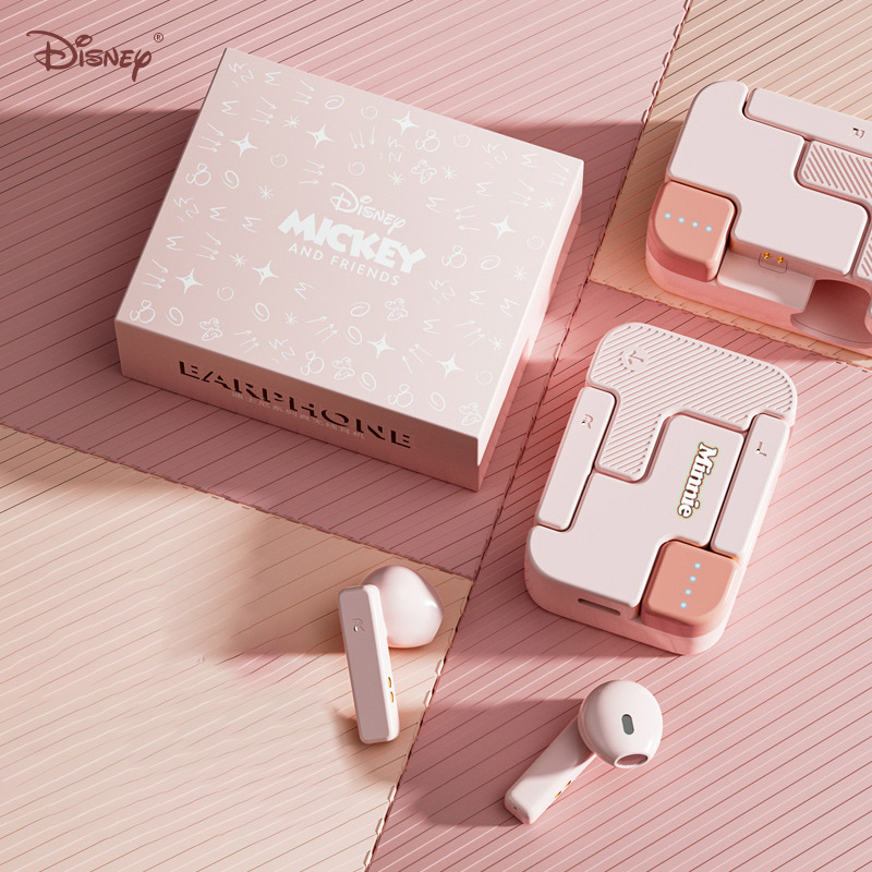 Tai Nghe Không Dây Disney J30 Bluetooth 5.3 Âm Thanh Chất Lượng Âm Thanh Siêu Trầm Hình Chuột Mickey Minnie