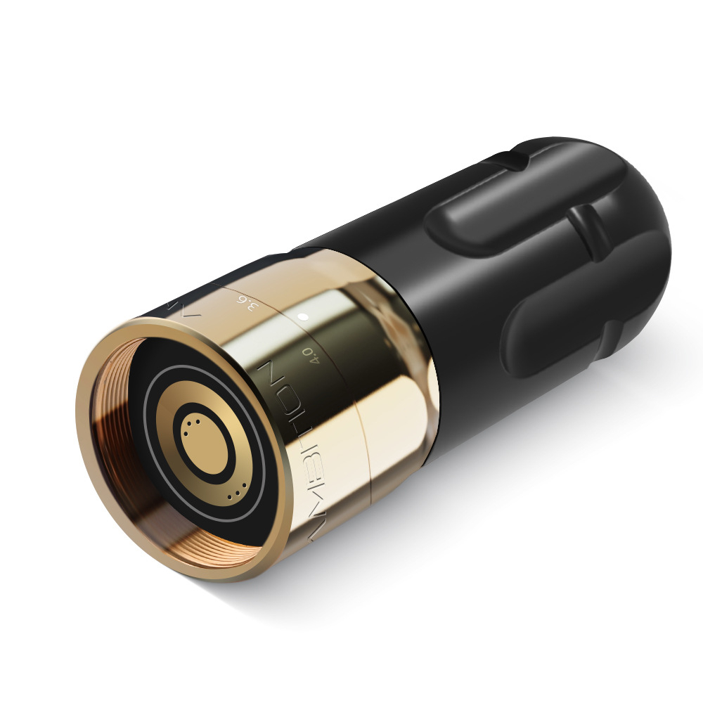 Bút xăm hình không dây 2400mAh Hộp mực xoay RCA Máy xăm Nét bút 2.0‑4.0mm Màn hình LED