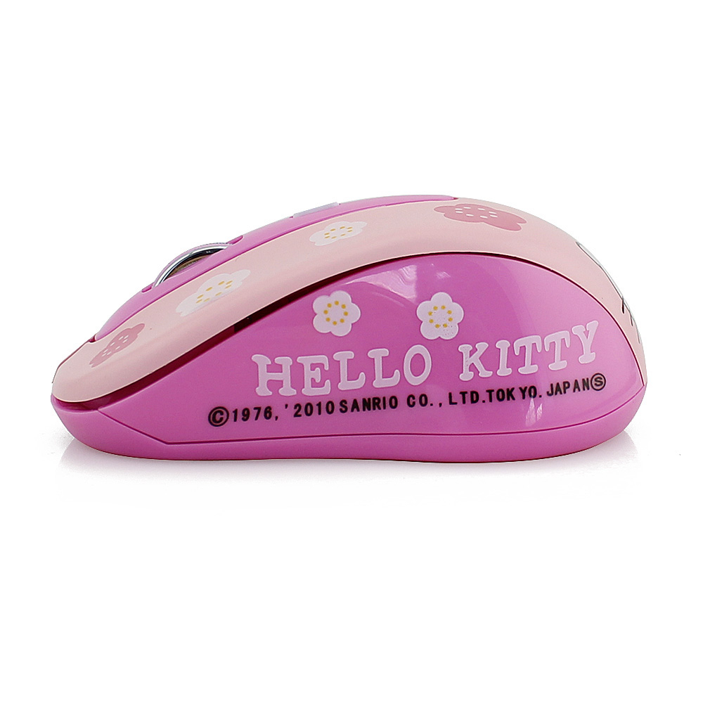 Chuột Quang Không Dây 2.4Ghz Hình Hello Kitty 800 / 1200 / 1600