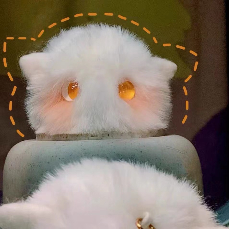 HT XIANSHENG Móc Khóa Hình Mèo Con Dễ Thương Đáng Yêu Xinh Xắn