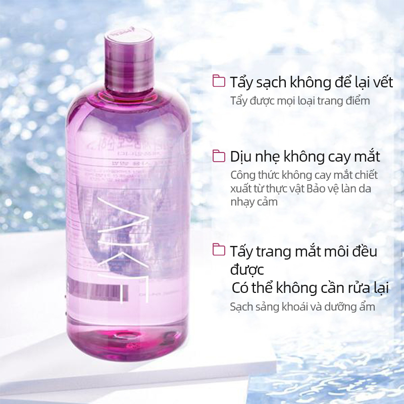 Nước tẩy trang AKF trang đa năng 3in1 dành cho mọi loại da 500ML