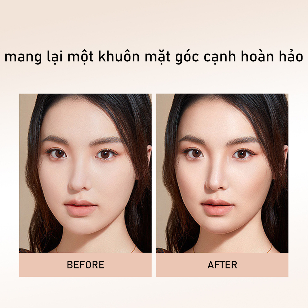 Bảng phấn bắt sáng tạo khối FELINWEL 4 màu mờ/ nhũ 3D trang điểm đa năng