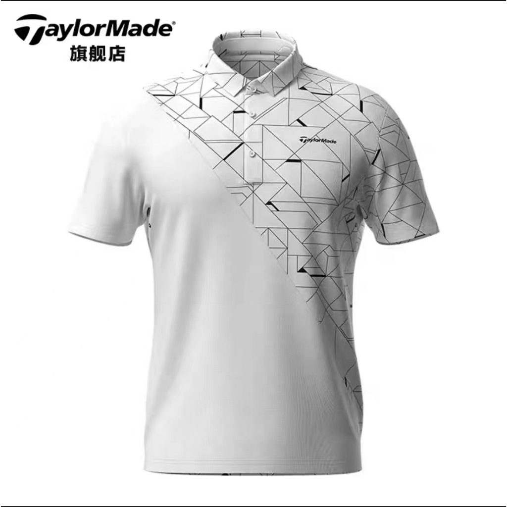 Áo Thun Thể Thao Đánh Golf Ngắn Tay Thoáng Khí Thời Trang Nam Taylormade 2023