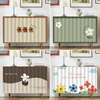 Ins Phong Cách Tủ Rèm Lỗ Tủ Tự Do Che Chắn Rèm Tủ Bếp Rèm Không Móng Tay Hoa Hoạt Hình Rèm Ngắn Cho Nhà Bếp