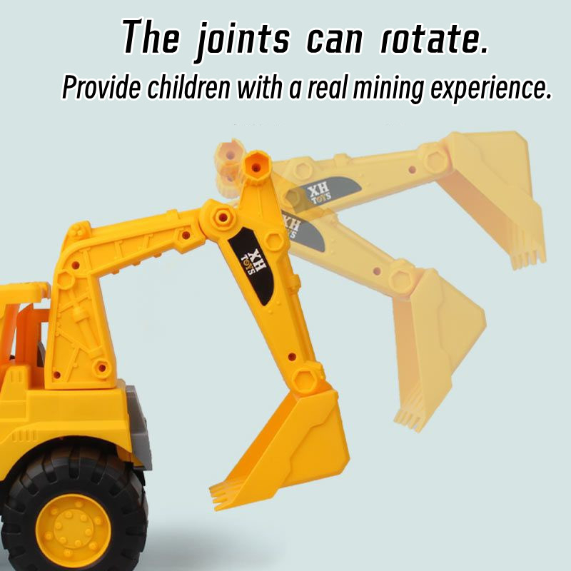 Xe Ủi Đất Đồ Chơi Dễ Thương Làm Quà Tặng Tốt Nhất Cho Trẻ Em - Đào Xe Hơi, Xe Ủi Đất