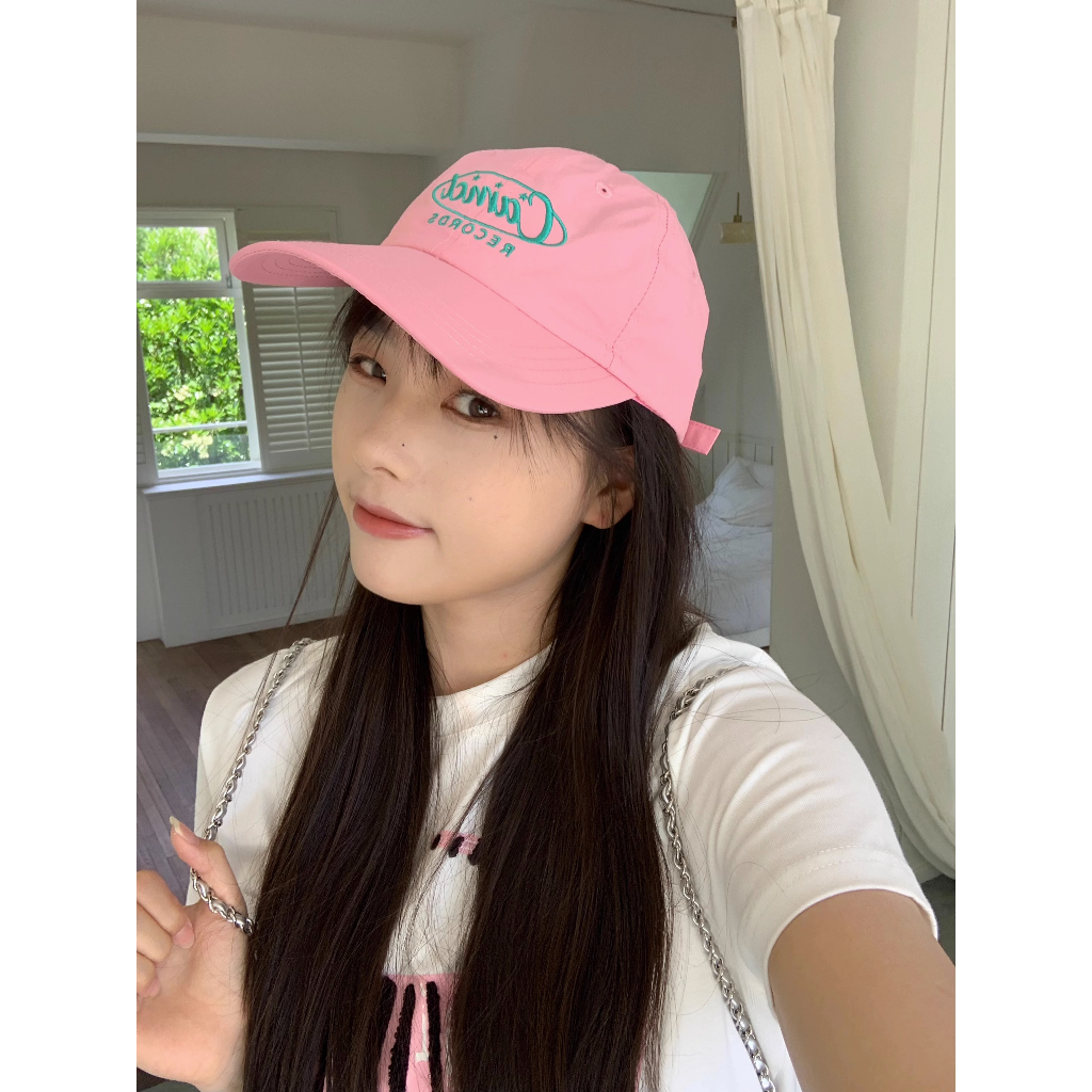 Mũ Lưỡi Trai Mềm Mỏng Nhanh Khô Thêu Chữ Phong Cách Hàn Quốc Thời Trang Cho Nữ