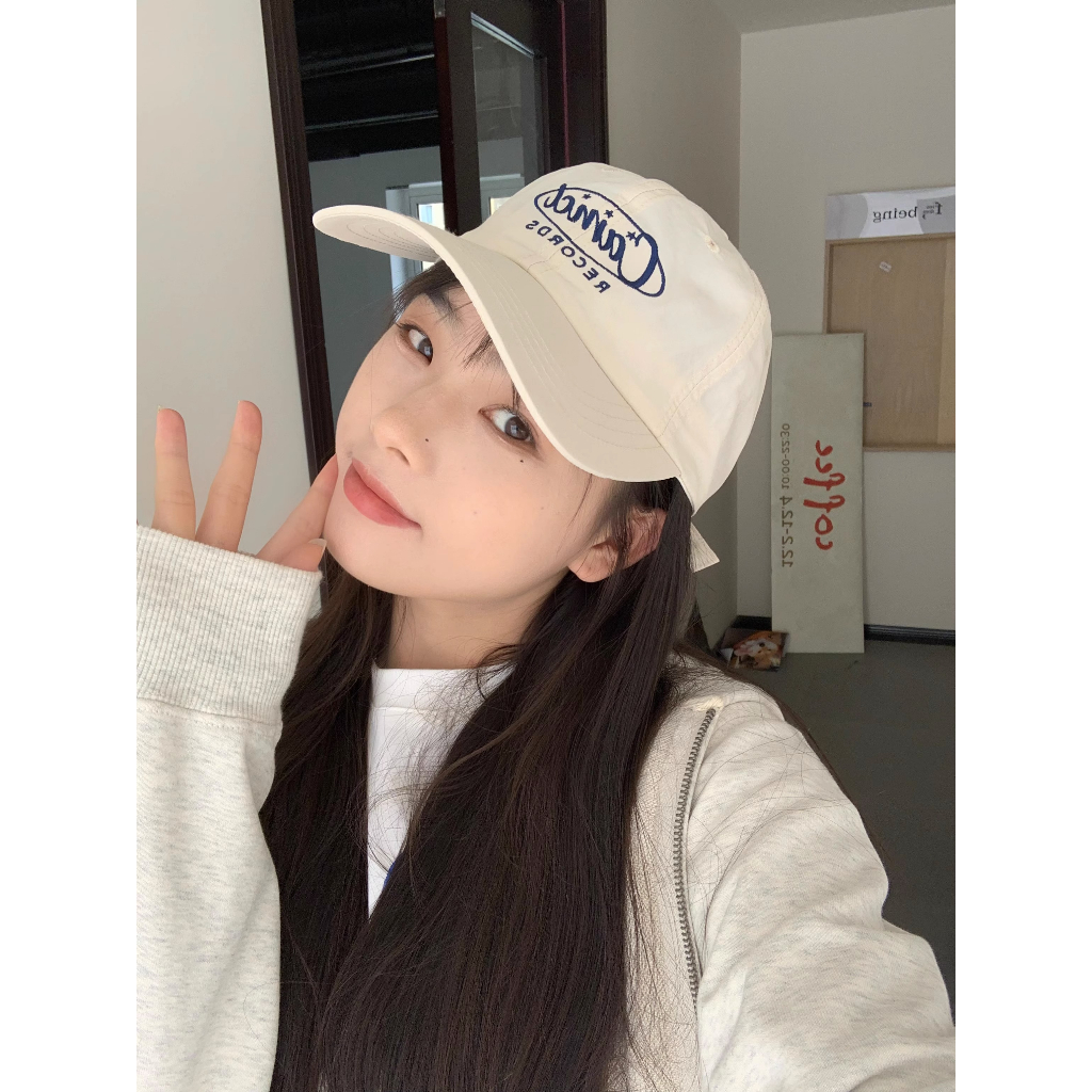 Mũ Lưỡi Trai Mềm Mỏng Nhanh Khô Thêu Chữ Phong Cách Hàn Quốc Thời Trang Cho Nữ