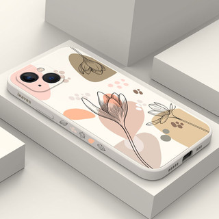 Ốp Điện Thoại Silicon Dẻo Họa Tiết Hoa Xinh Xắn Cho IPhone 13Pro 13 12 Mini Pro 5G Max