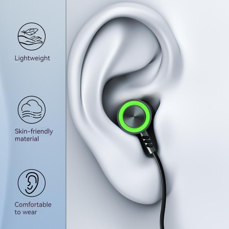 Tai Nghe Nhét Tai Loại C Có Mic Chống Thấm Nước Và Mồ Hôi Chất Lượng Cao