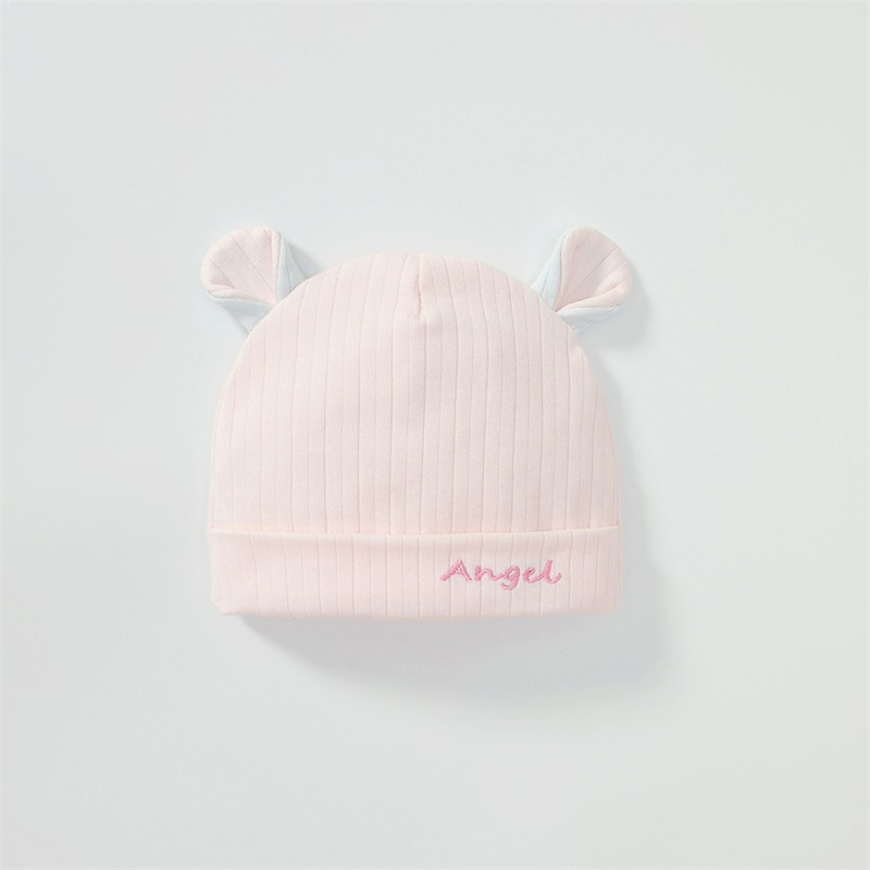 Mũ Beanie Đính Tai Gấu Dễ Thương Thời Trang Thu Đông Cho Bé 0-6 Tháng Tuổi