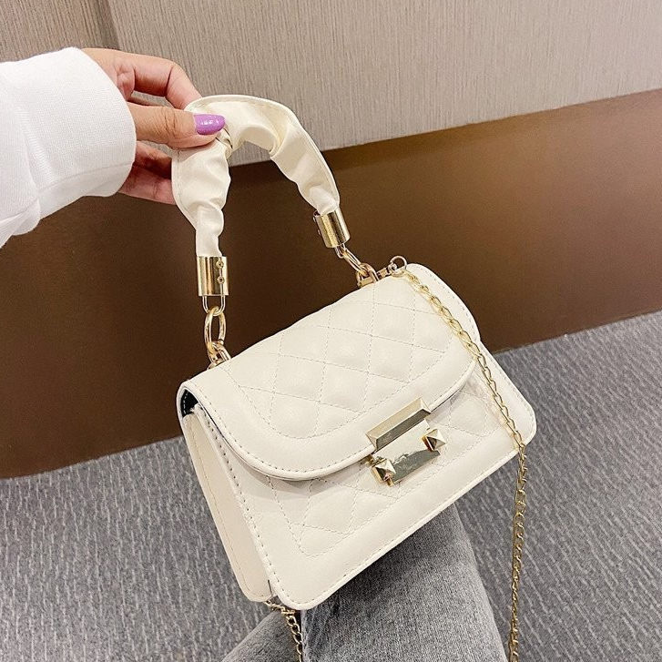 Túi Đeo Vai Nữ / Kẹp Nách Cỡ Nhỏ Họa Tiết Kim Cương Đơn Giản Thời Trang Cao Cấp TTF632