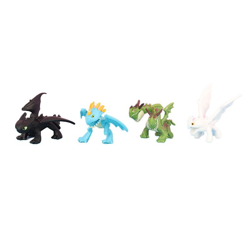 DISNEY Set 12 Mô Hình Khủng Long Phim How To Train Your Dragon
