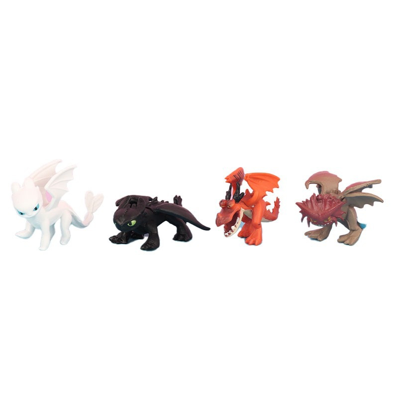 DISNEY Set 12 Mô Hình Khủng Long Phim How To Train Your Dragon