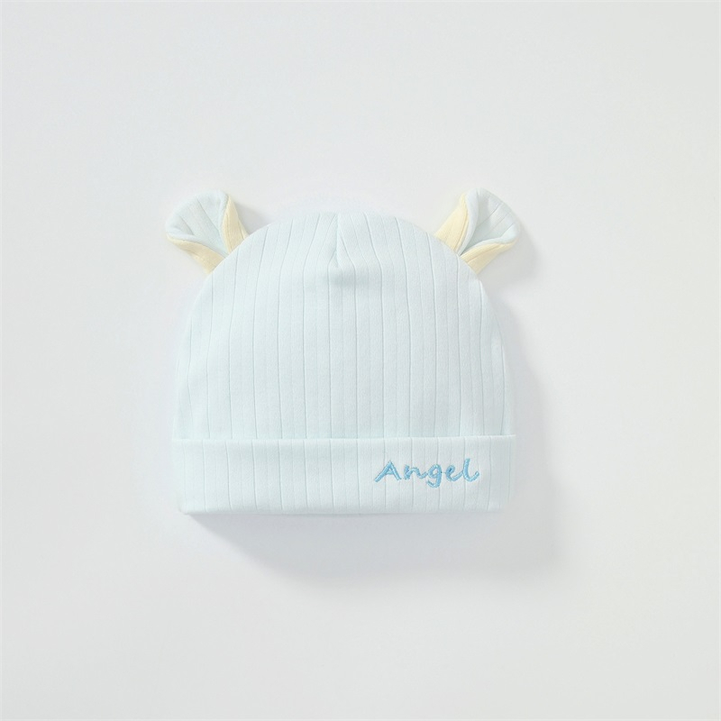 Mũ Beanie Đính Tai Gấu Dễ Thương Thời Trang Thu Đông Cho Bé 0-6 Tháng Tuổi