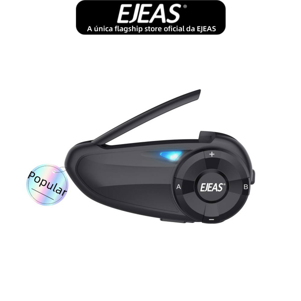 EJEAS 1Pc Q7 Mũ Bảo Hiểm Xe Máy Tai Nghe Liên Lạc Lên Đến 7 Người Lái Không Dây Interphone Bluetooth