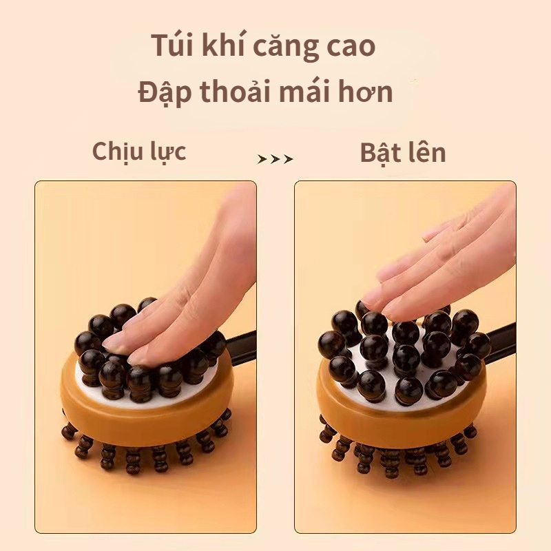 Búa Gỗ Mát Xa Toàn Thân Có Túi Khí Chống Nghẹt