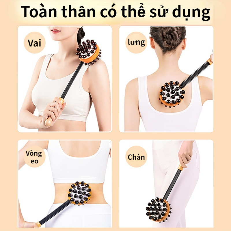 Búa Gỗ Mát Xa Toàn Thân Có Túi Khí Chống Nghẹt