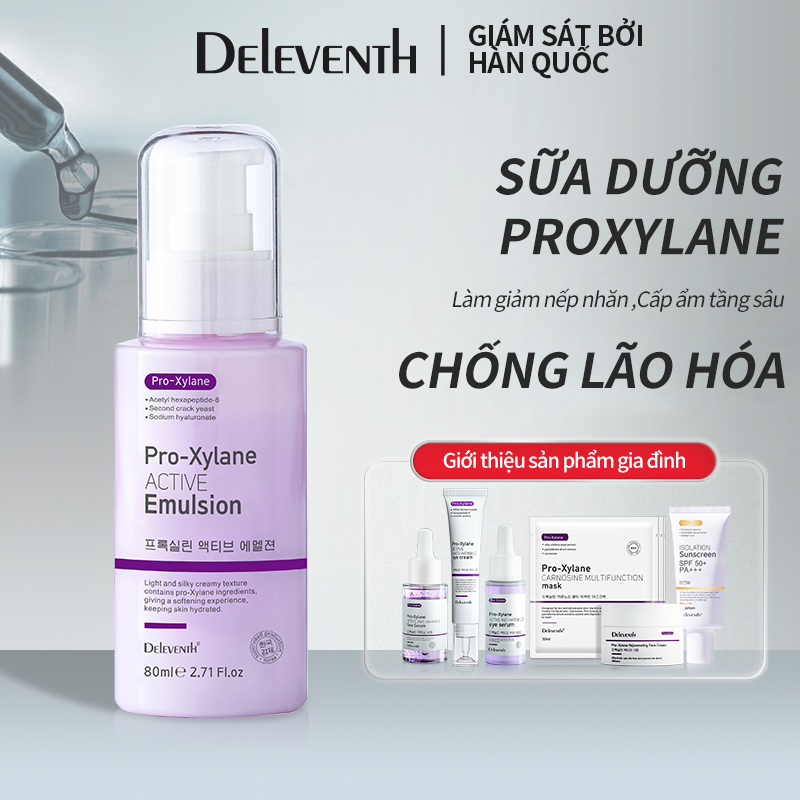 Lotion dưỡng ẩm DELEVENTH Boseine làm săn chắc sáng và mịn da loại bỏ nếp nhăn kiểu Hàn Quốc 80ml