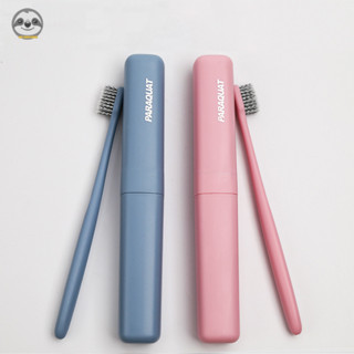 Bộ Bàn Chải Đánh Răng Đơn / Hộp Đựng Bàn Chải Đánh Răng Đầu Mềm Nhỏ Phong Cách muji Nhật Bản