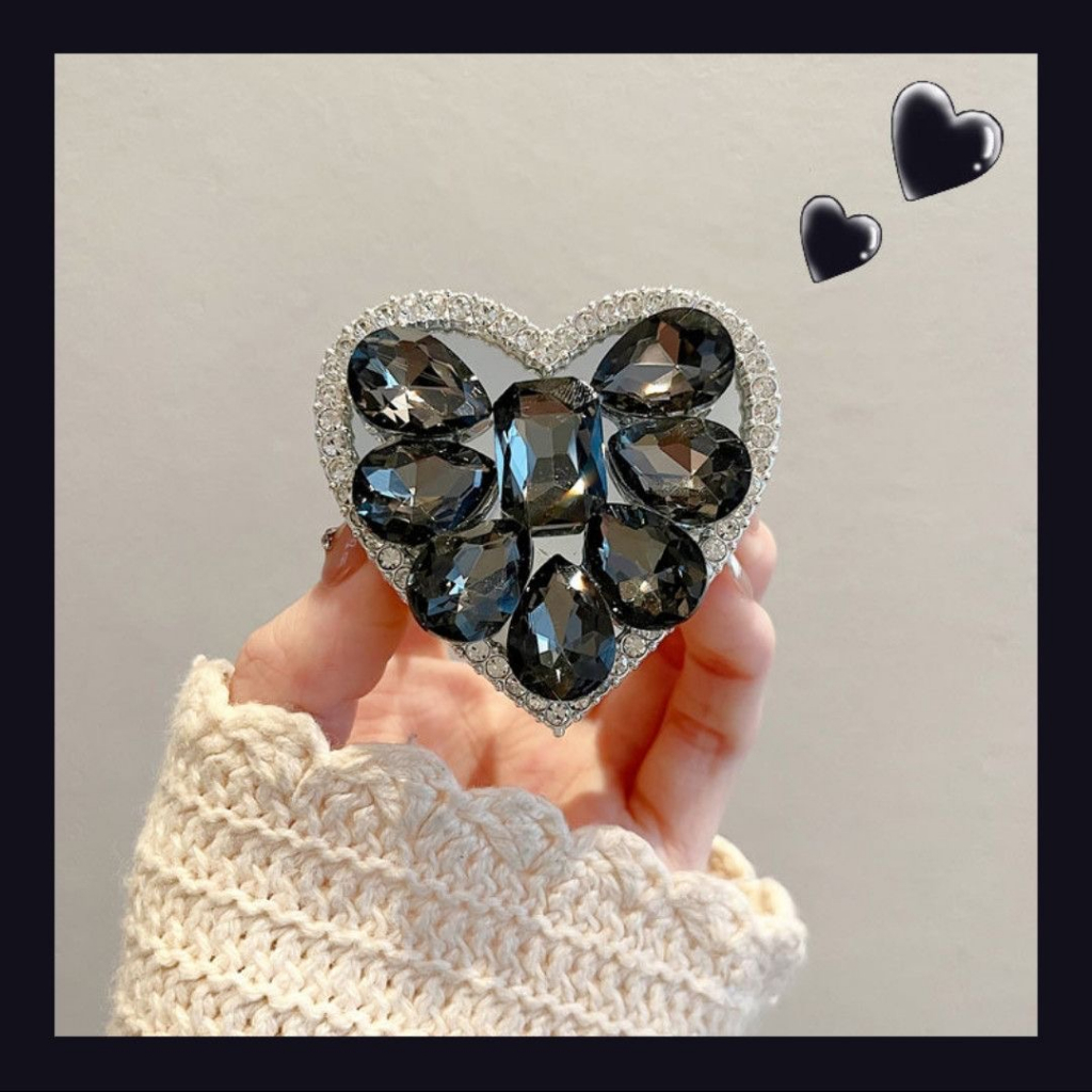 Giá Đỡ Điện Thoại Hình Trái Tim Đính Đá Sang Trọng