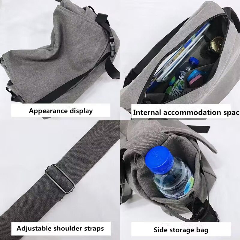 Túi Đeo Chéo Đựng Điện Thoại Thiết Kế Đơn Giản Thời Trang Đường Phố Cho Nam