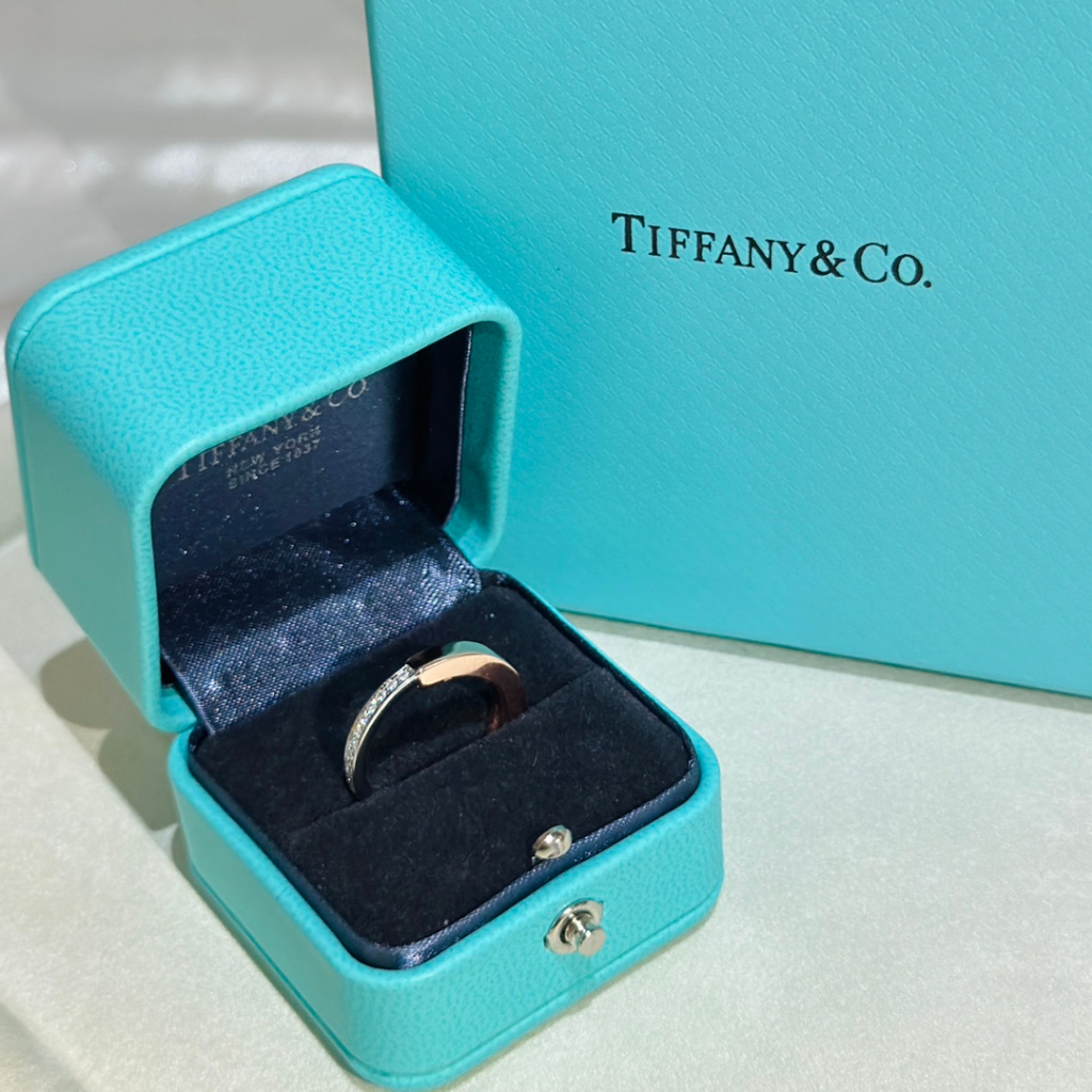 TFY nhẫn khóa bạc không gỉ nhẫn nữ đính đá
