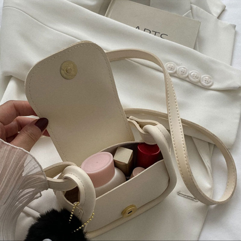 JUST STAR Túi Da Đeo Chéo mini Đựng Tai Nghe Son Môi Thời Trang Dành Cho Nữ