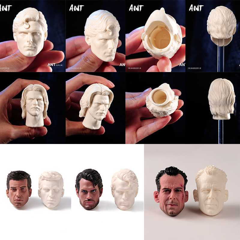 Mô Hình Đầu Nhân Vật ANT White Tỉ Lệ 1 / 6 Cho Mô Hình 12 "