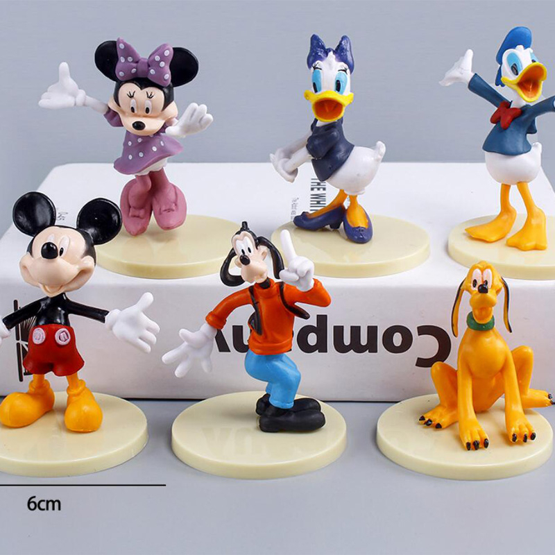 Set 6 Mô Hình Nhân Vật Phim Hoạt Hình Disney Xinh Xắn