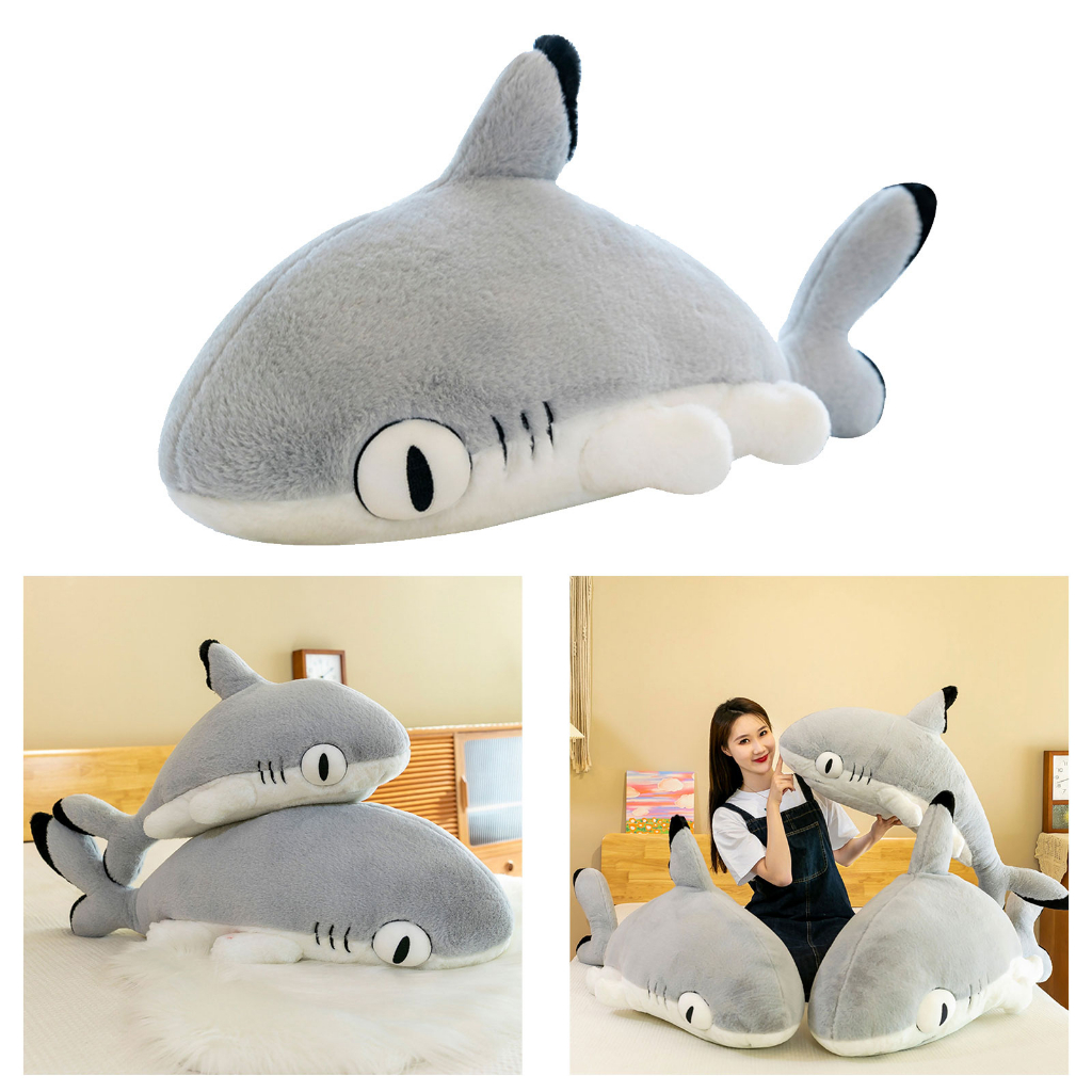 Đồ chơi nhồi bông Hình Cá Mập Dễ Thương 70cm