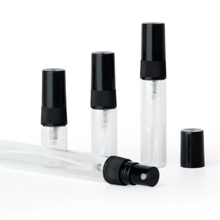 1 Chai Nhựa Dạng Xịt 2ml 3ml 5ml 10ml Màu Đen Đựng Mỹ Phẩm Tiện Dụng
