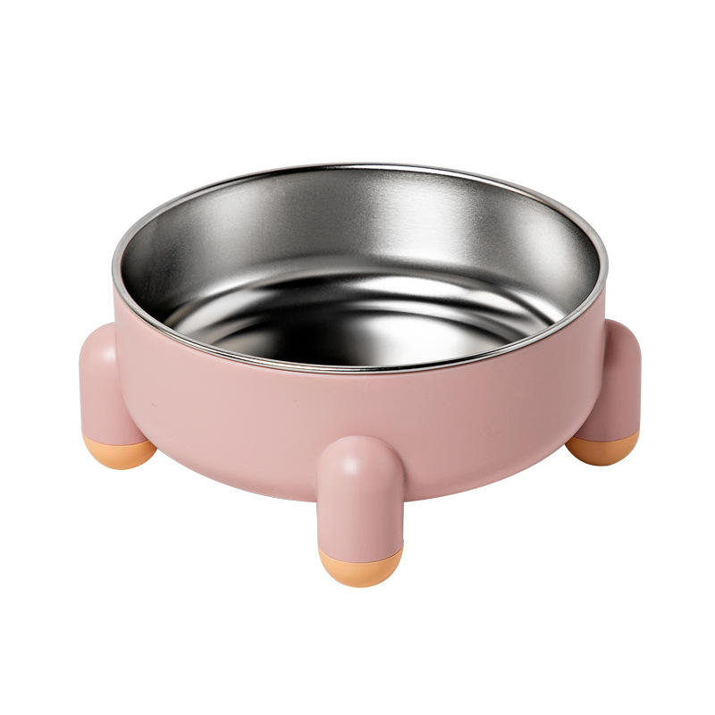 Bát Inox Cho Thú Cưng Chống Lật Chống Trơn Trượt Mèo Bát Thức Ăn Cho Mèo Lưu Vực Bát Cho Chó Bát Thức Ăn Cho Chó đồ Dùng Cho Mèo 【wyoming060】